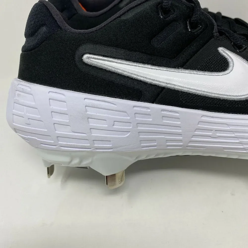 Nike‎ Alpha Huarache Elite 2 Low Baseball Cleats Men's size 7 Black White